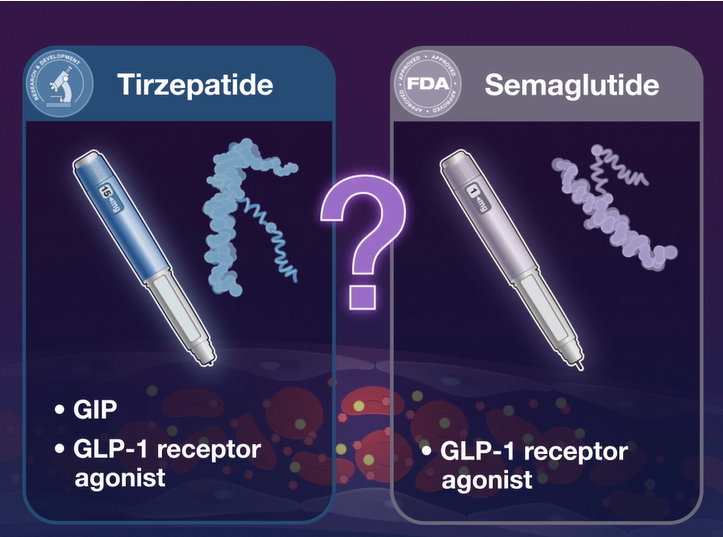What is the Difference Between Semaglutide and Tirzepatide